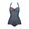 "Saint Malo" Maille Blue Jean Swimsuit