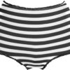 Bas de maillot de bain "Jo" rayures gris et blanc – Image 2